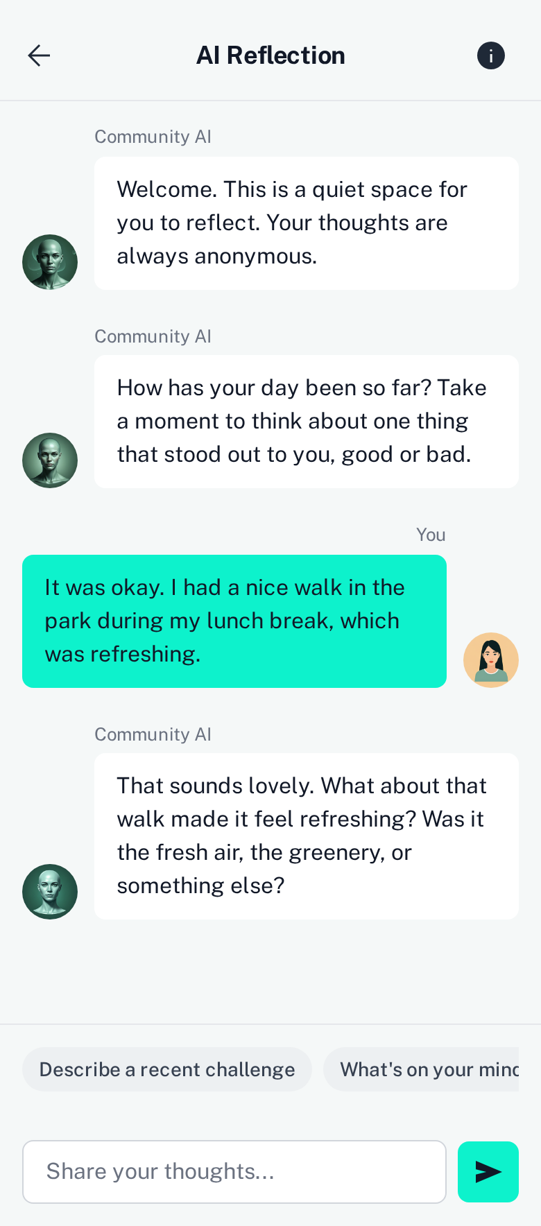 AI Chat Interface