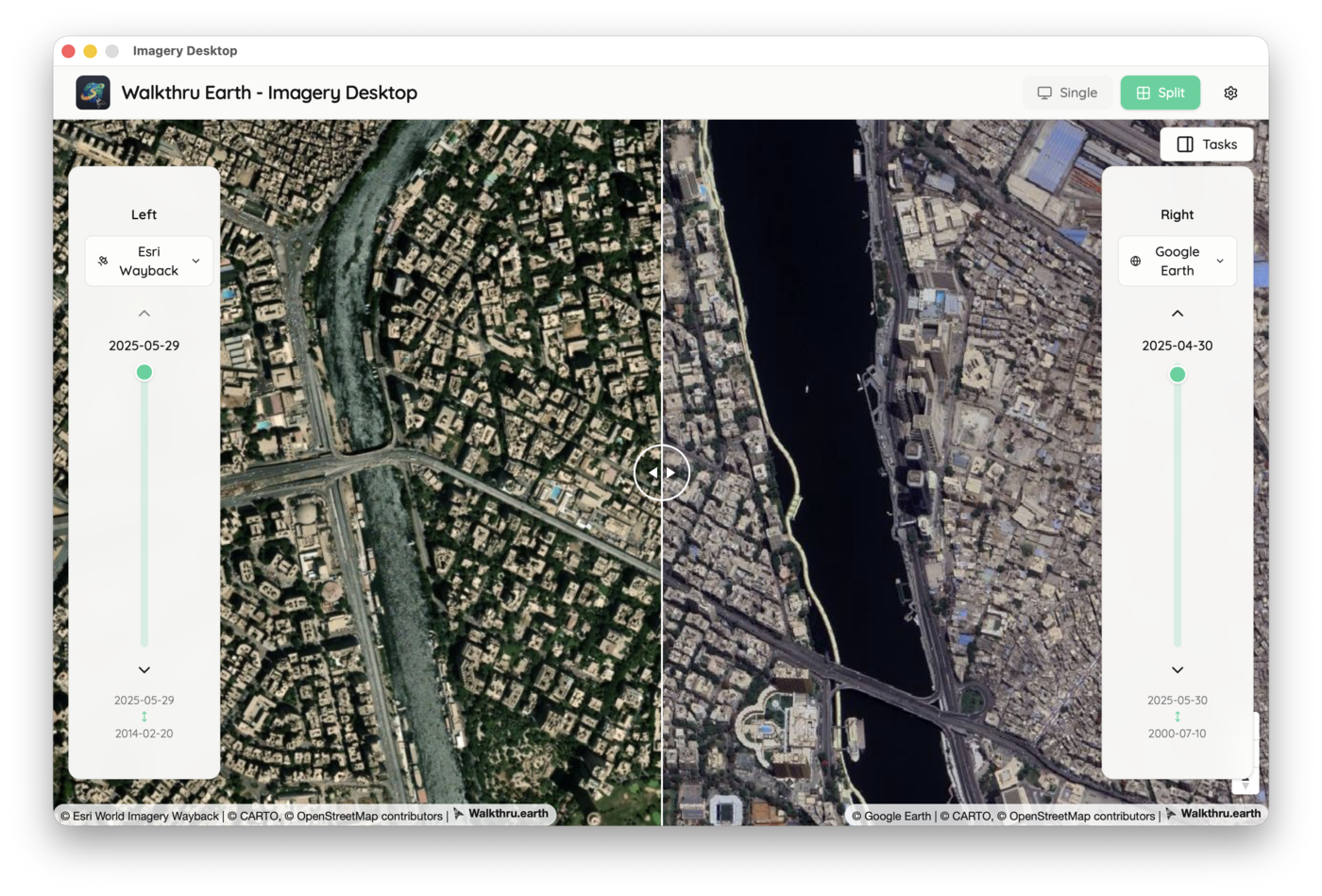 Split View Comparison