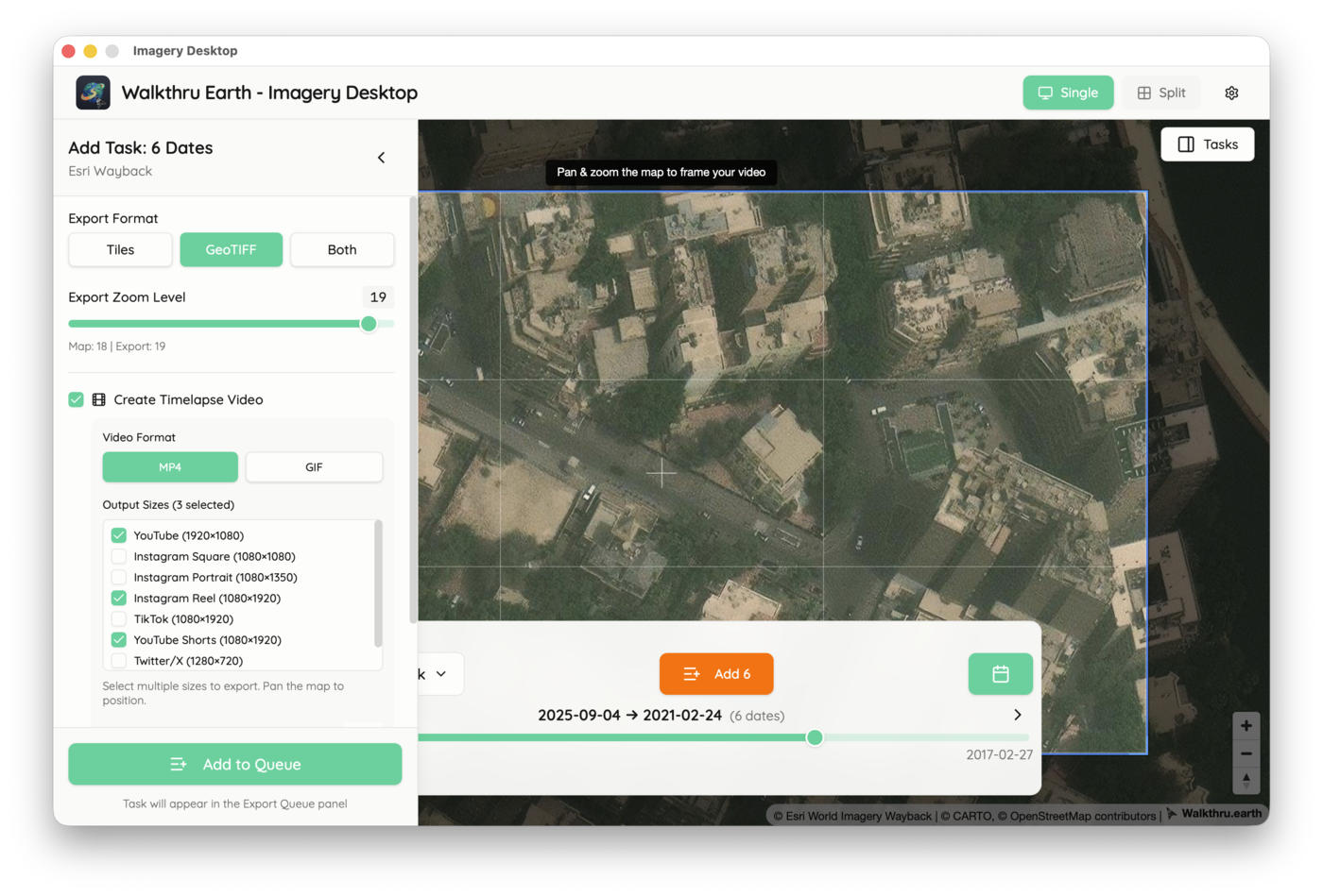 Flexible Export Options